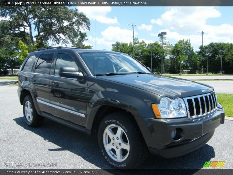 Dark Khaki Pearl / Dark Khaki/Light Graystone 2006 Jeep Grand Cherokee Limited