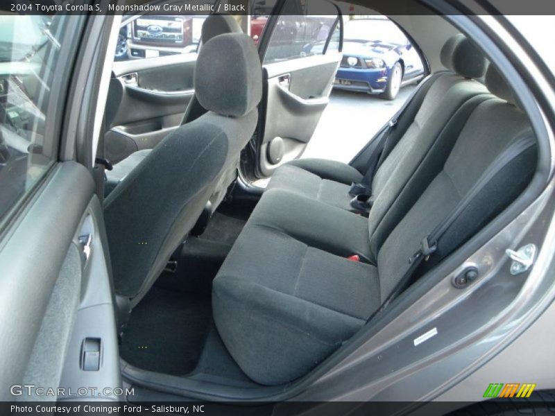 Moonshadow Gray Metallic / Black 2004 Toyota Corolla S