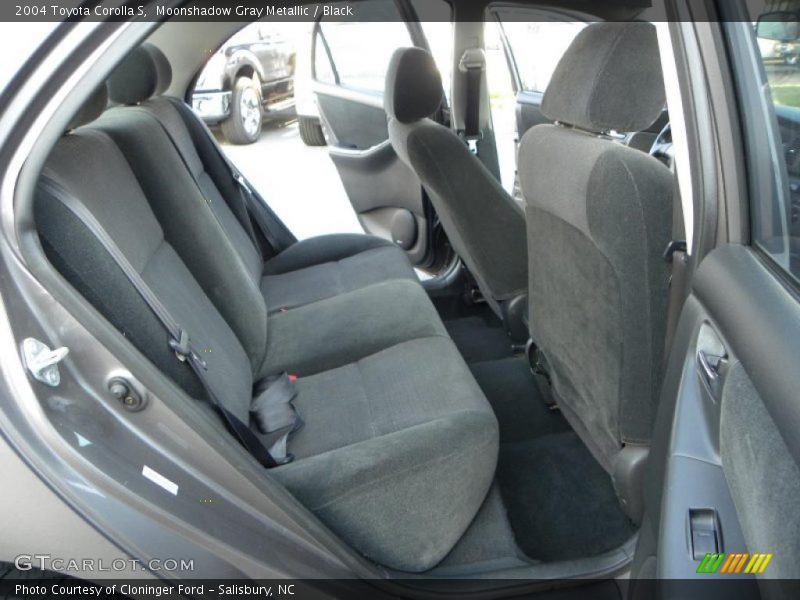Moonshadow Gray Metallic / Black 2004 Toyota Corolla S