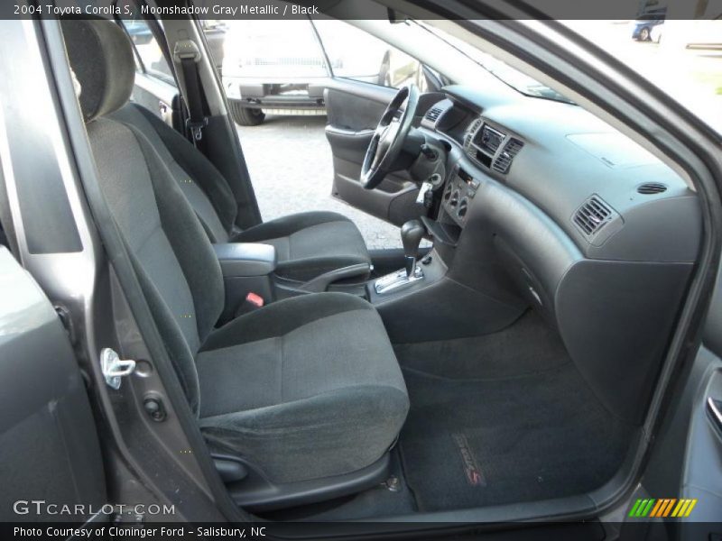 Moonshadow Gray Metallic / Black 2004 Toyota Corolla S