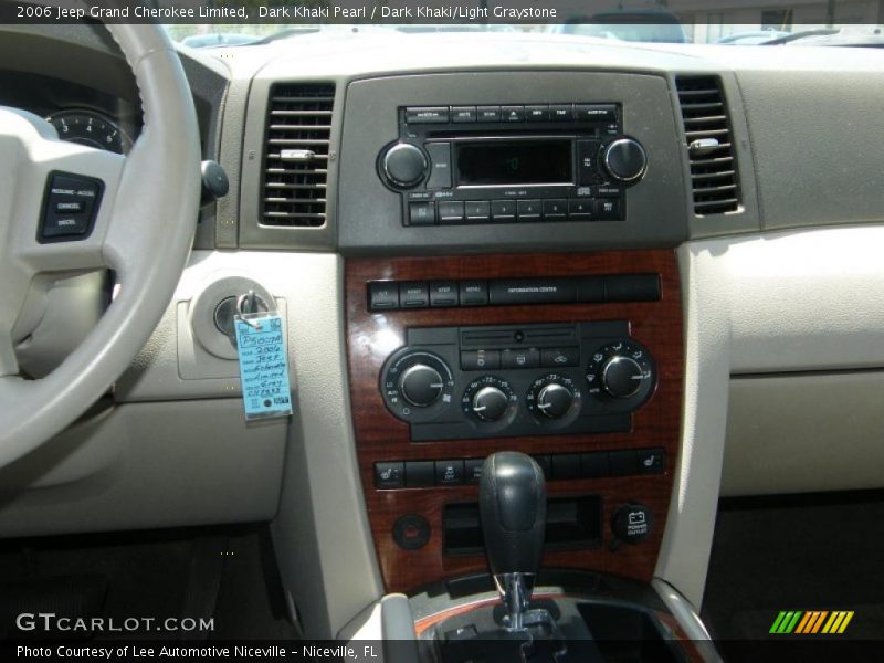Dark Khaki Pearl / Dark Khaki/Light Graystone 2006 Jeep Grand Cherokee Limited