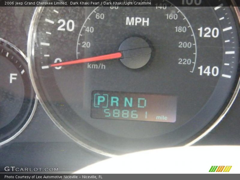 Dark Khaki Pearl / Dark Khaki/Light Graystone 2006 Jeep Grand Cherokee Limited