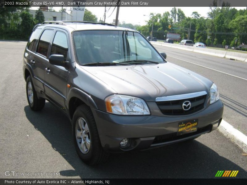 Dark Titanium Gray Metallic / Dark Flint Gray 2003 Mazda Tribute ES-V6 4WD