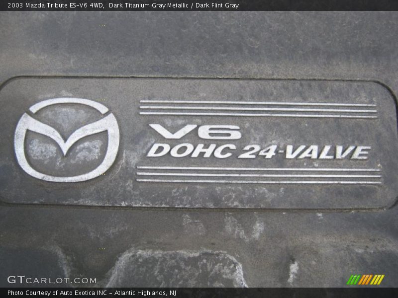 Dark Titanium Gray Metallic / Dark Flint Gray 2003 Mazda Tribute ES-V6 4WD
