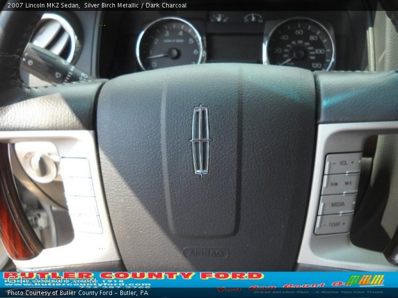 Silver Birch Metallic / Dark Charcoal 2007 Lincoln MKZ Sedan