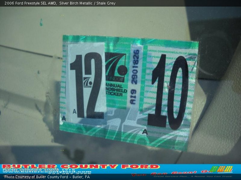 Silver Birch Metallic / Shale Grey 2006 Ford Freestyle SEL AWD