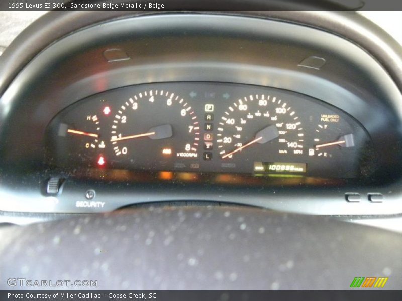 Sandstone Beige Metallic / Beige 1995 Lexus ES 300