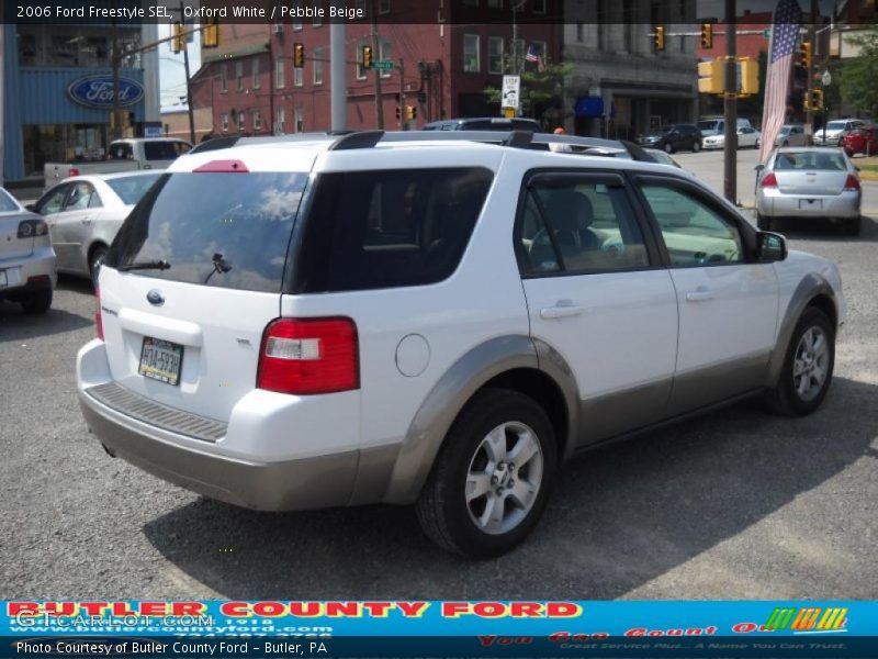 Oxford White / Pebble Beige 2006 Ford Freestyle SEL