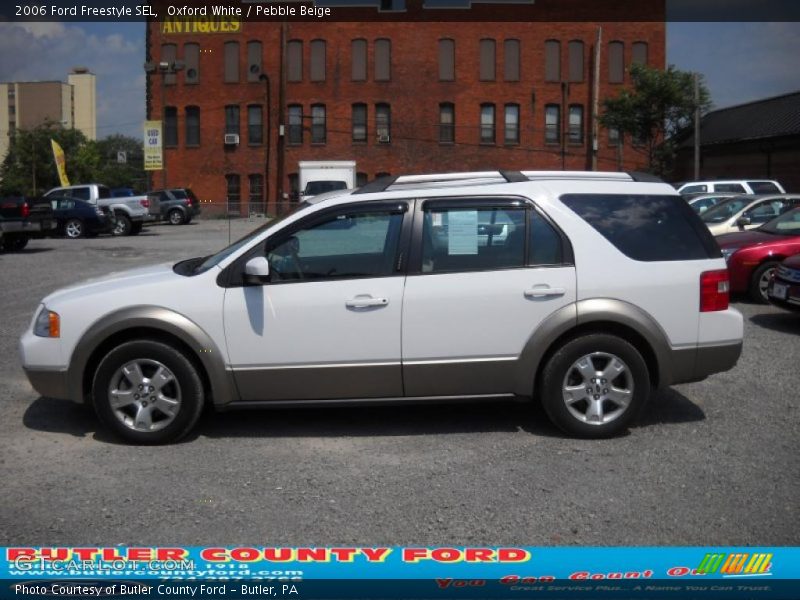 Oxford White / Pebble Beige 2006 Ford Freestyle SEL