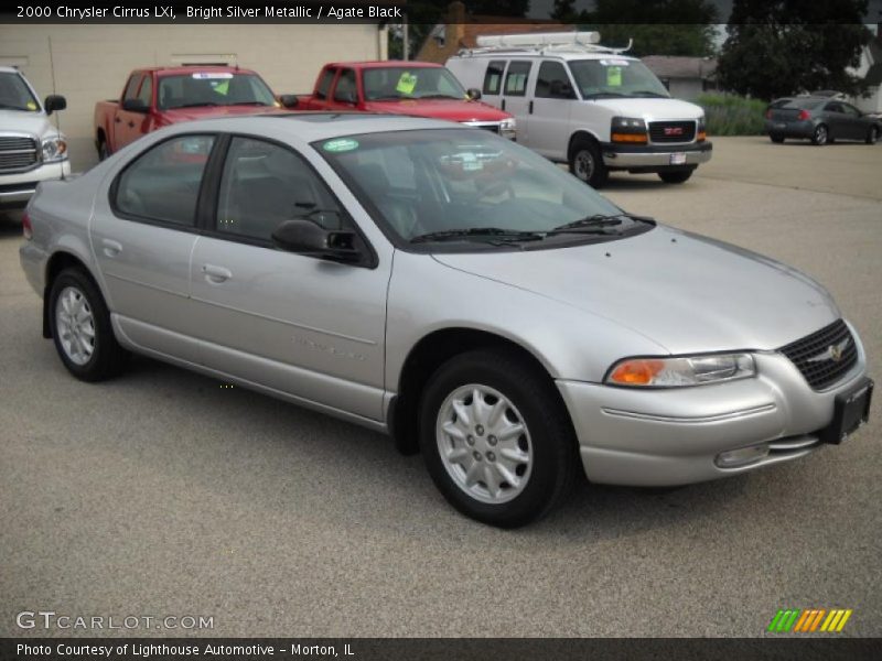 Bright Silver Metallic / Agate Black 2000 Chrysler Cirrus LXi