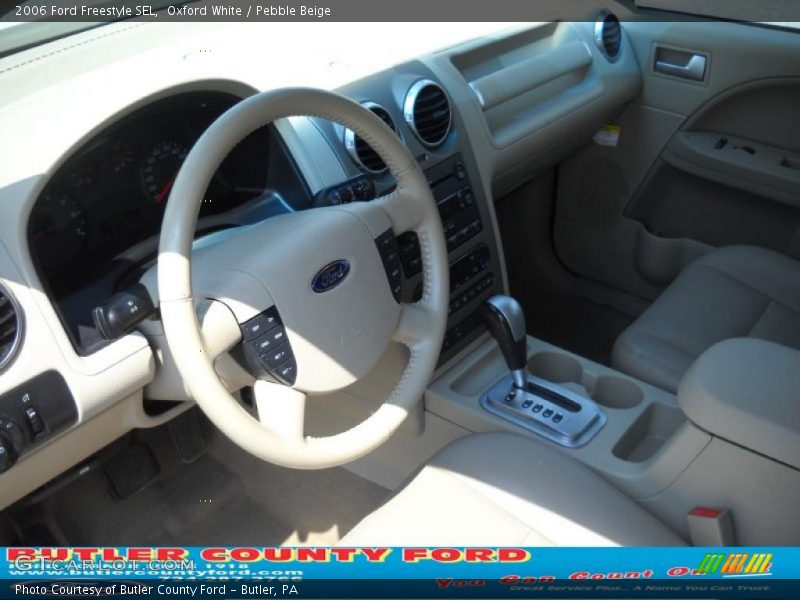 Oxford White / Pebble Beige 2006 Ford Freestyle SEL