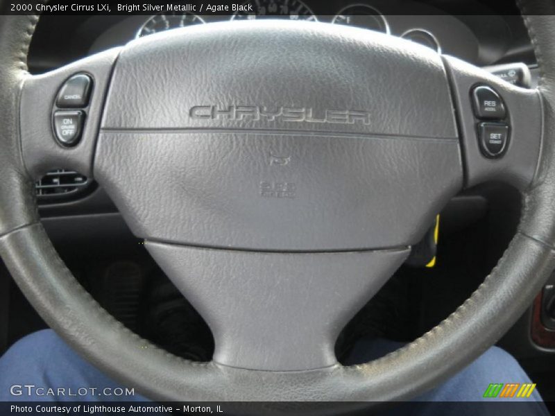 Bright Silver Metallic / Agate Black 2000 Chrysler Cirrus LXi