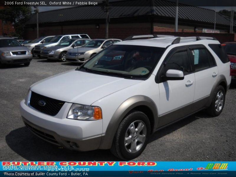 Oxford White / Pebble Beige 2006 Ford Freestyle SEL