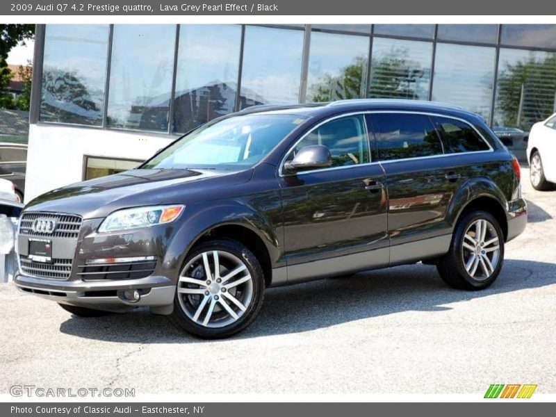 Lava Grey Pearl Effect / Black 2009 Audi Q7 4.2 Prestige quattro