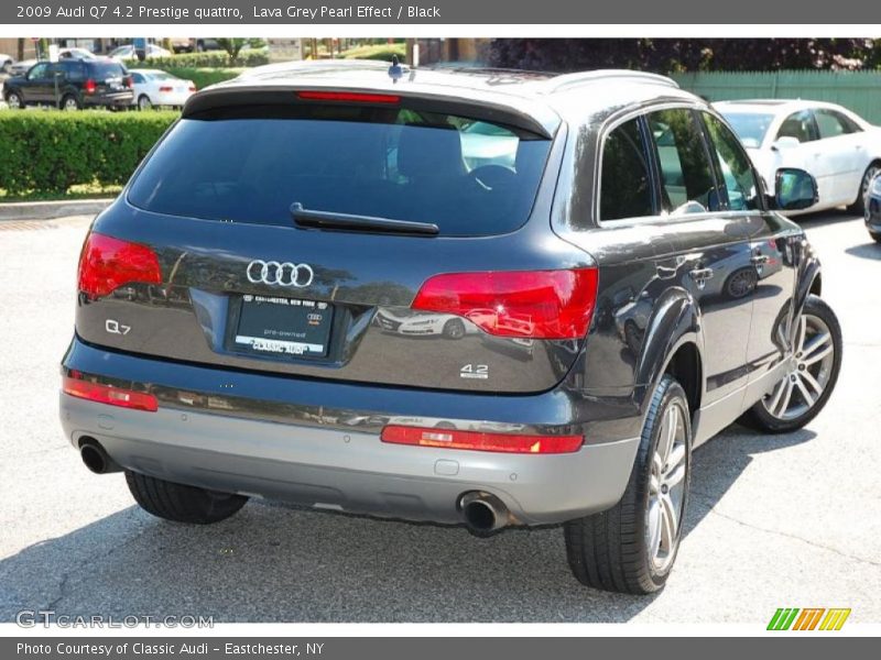 Lava Grey Pearl Effect / Black 2009 Audi Q7 4.2 Prestige quattro