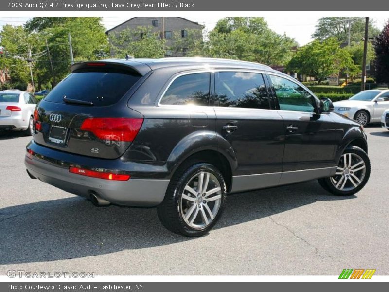 Lava Grey Pearl Effect / Black 2009 Audi Q7 4.2 Prestige quattro