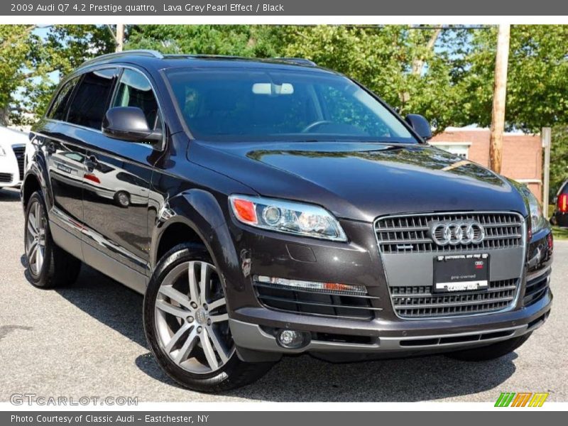 Lava Grey Pearl Effect / Black 2009 Audi Q7 4.2 Prestige quattro