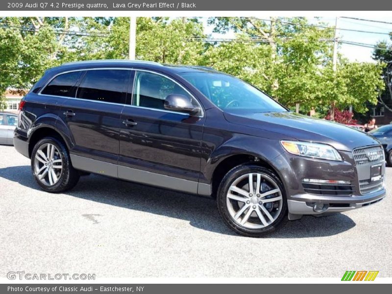 Lava Grey Pearl Effect / Black 2009 Audi Q7 4.2 Prestige quattro