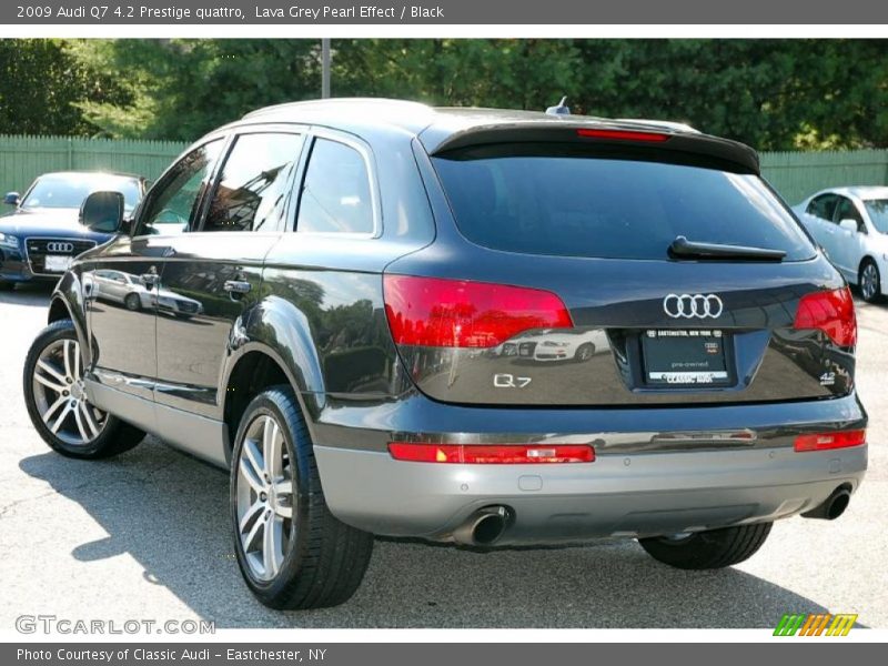 Lava Grey Pearl Effect / Black 2009 Audi Q7 4.2 Prestige quattro