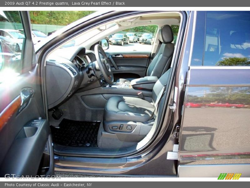 Lava Grey Pearl Effect / Black 2009 Audi Q7 4.2 Prestige quattro