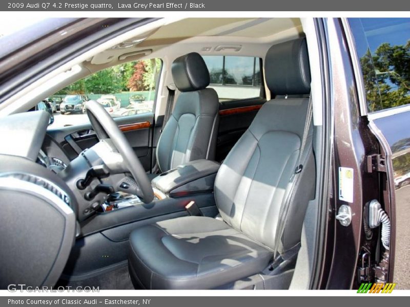 Lava Grey Pearl Effect / Black 2009 Audi Q7 4.2 Prestige quattro