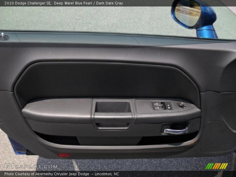 Deep Water Blue Pearl / Dark Slate Gray 2010 Dodge Challenger SE