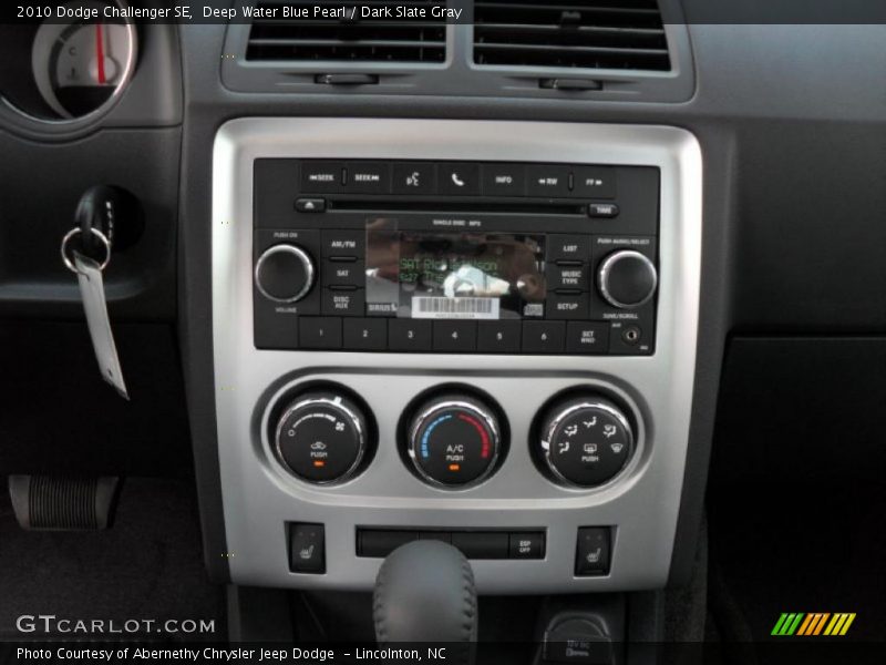Deep Water Blue Pearl / Dark Slate Gray 2010 Dodge Challenger SE