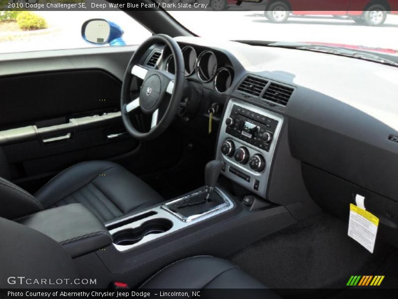 Deep Water Blue Pearl / Dark Slate Gray 2010 Dodge Challenger SE