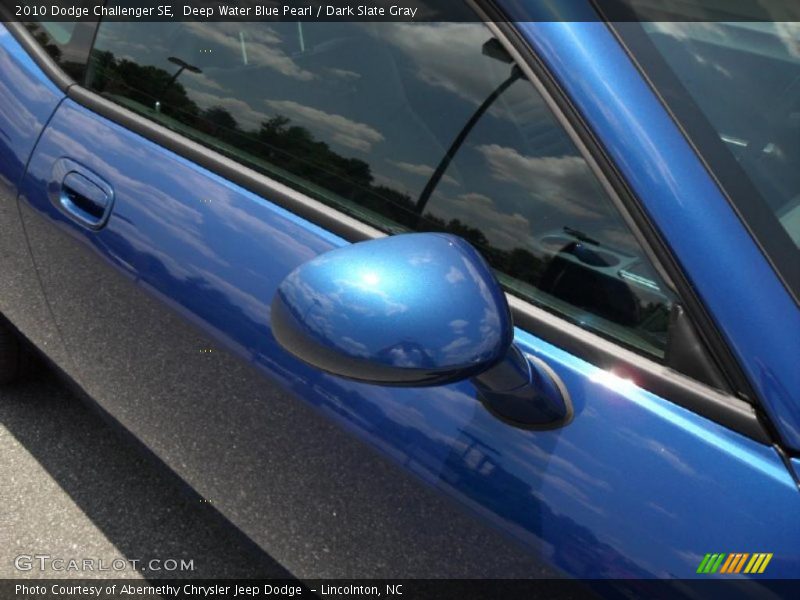 Deep Water Blue Pearl / Dark Slate Gray 2010 Dodge Challenger SE