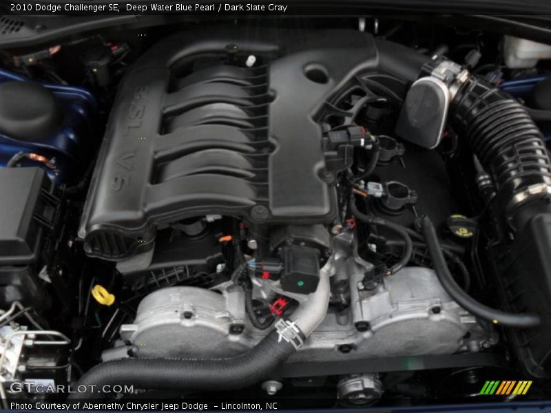 Deep Water Blue Pearl / Dark Slate Gray 2010 Dodge Challenger SE