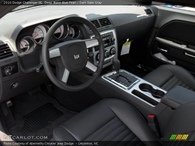 Deep Water Blue Pearl / Dark Slate Gray 2010 Dodge Challenger SE