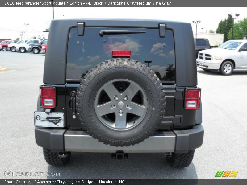 Black / Dark Slate Gray/Medium Slate Gray 2010 Jeep Wrangler Sport Mountain Edition 4x4