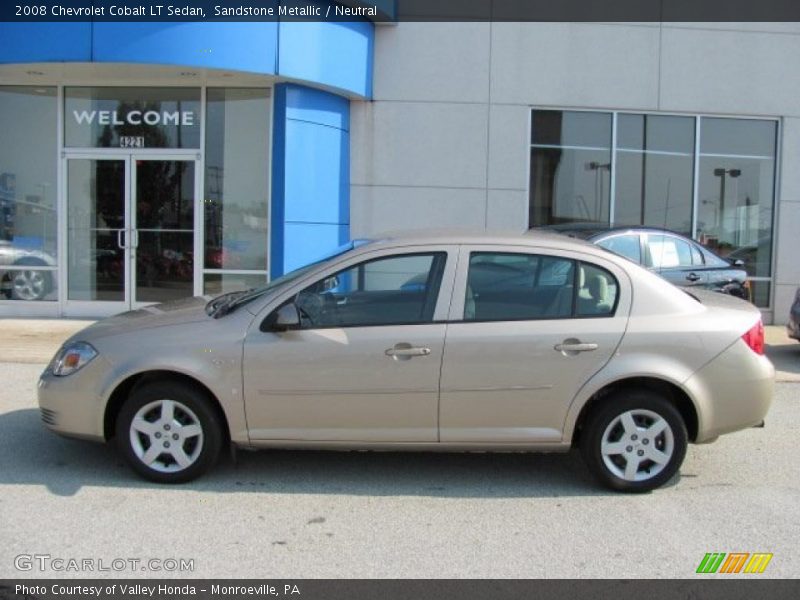 Sandstone Metallic / Neutral 2008 Chevrolet Cobalt LT Sedan