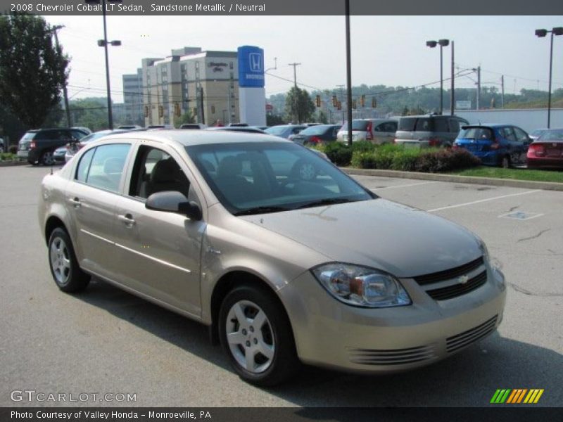 Sandstone Metallic / Neutral 2008 Chevrolet Cobalt LT Sedan