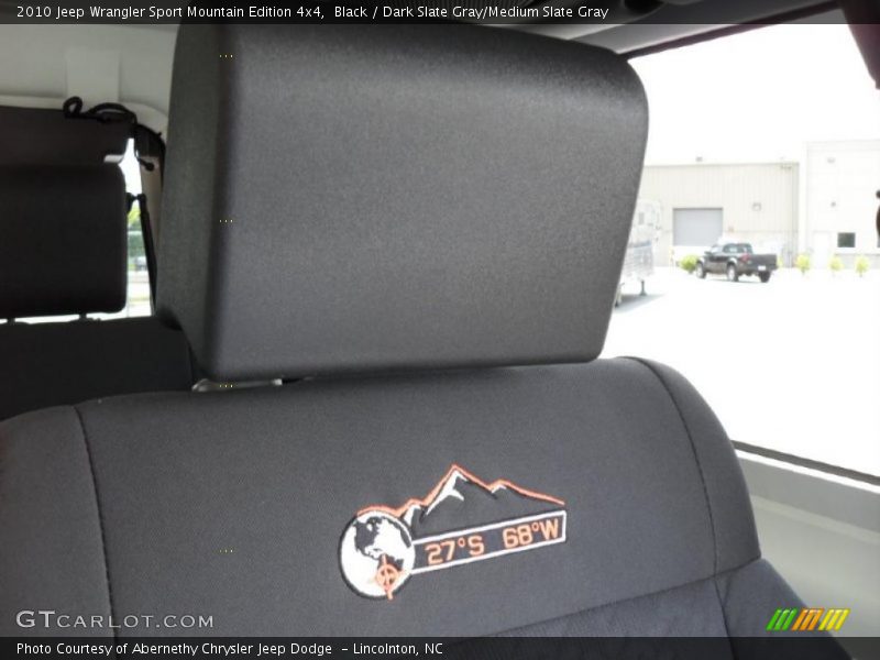 Black / Dark Slate Gray/Medium Slate Gray 2010 Jeep Wrangler Sport Mountain Edition 4x4