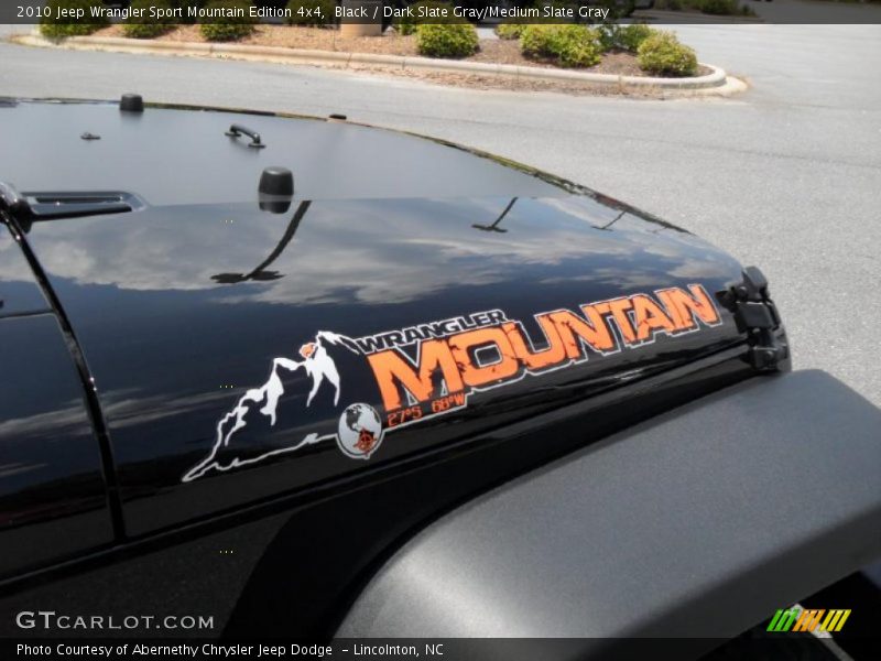 Black / Dark Slate Gray/Medium Slate Gray 2010 Jeep Wrangler Sport Mountain Edition 4x4