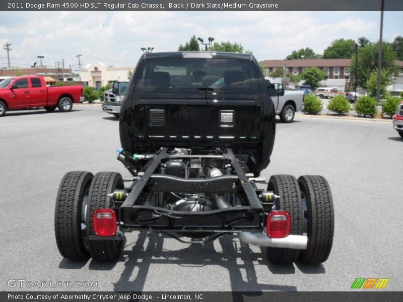 Black / Dark Slate/Medium Graystone 2011 Dodge Ram 4500 HD SLT Regular Cab Chassis