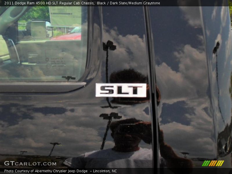 Black / Dark Slate/Medium Graystone 2011 Dodge Ram 4500 HD SLT Regular Cab Chassis