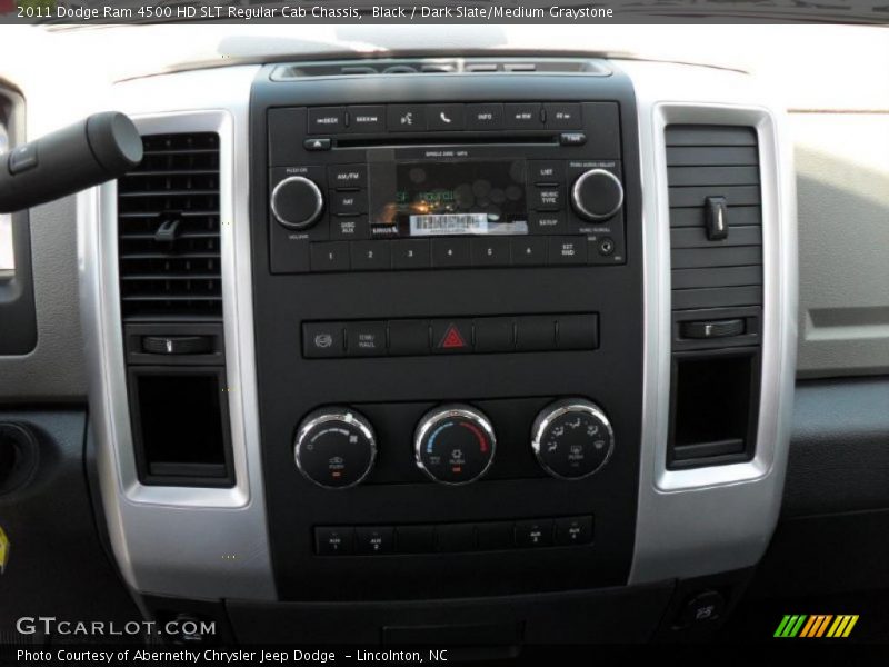 Black / Dark Slate/Medium Graystone 2011 Dodge Ram 4500 HD SLT Regular Cab Chassis