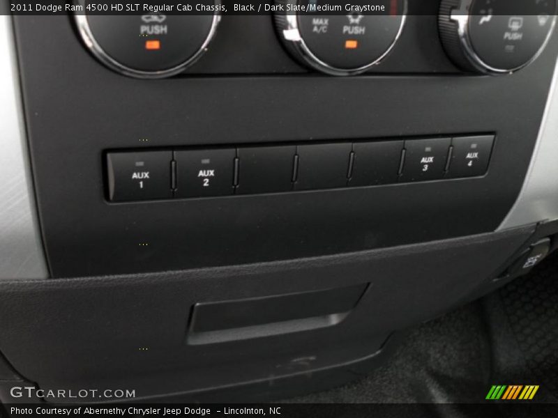 Black / Dark Slate/Medium Graystone 2011 Dodge Ram 4500 HD SLT Regular Cab Chassis
