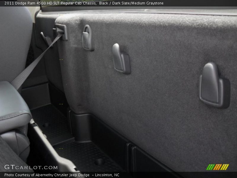 Black / Dark Slate/Medium Graystone 2011 Dodge Ram 4500 HD SLT Regular Cab Chassis