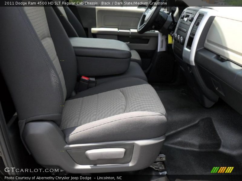Black / Dark Slate/Medium Graystone 2011 Dodge Ram 4500 HD SLT Regular Cab Chassis