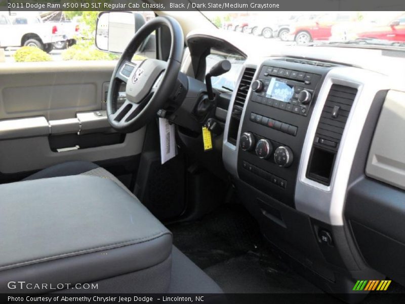 Black / Dark Slate/Medium Graystone 2011 Dodge Ram 4500 HD SLT Regular Cab Chassis