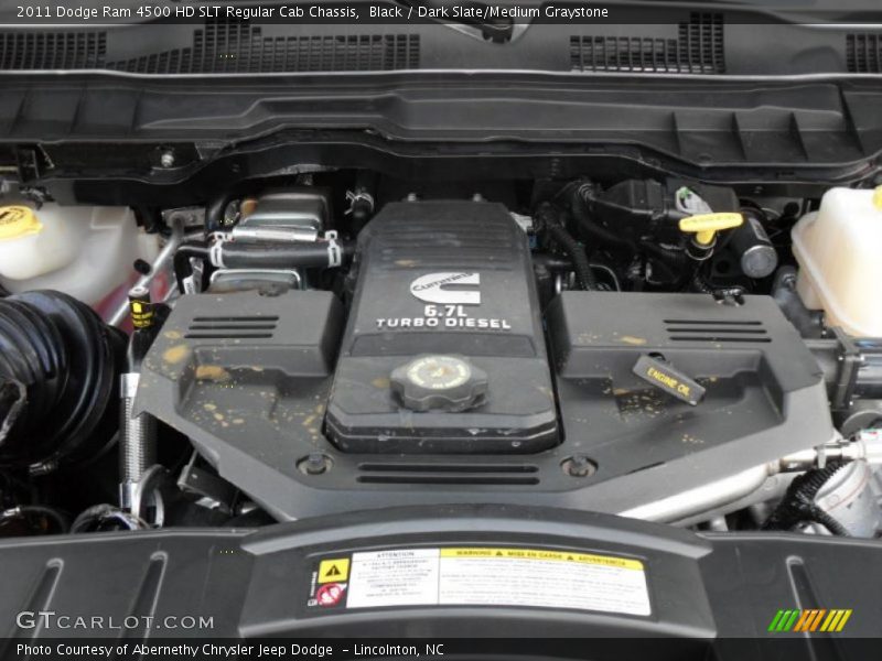 Black / Dark Slate/Medium Graystone 2011 Dodge Ram 4500 HD SLT Regular Cab Chassis