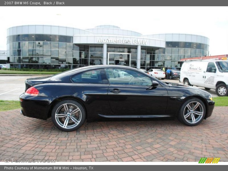 Black / Black 2007 BMW M6 Coupe