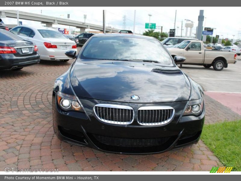 Black / Black 2007 BMW M6 Coupe