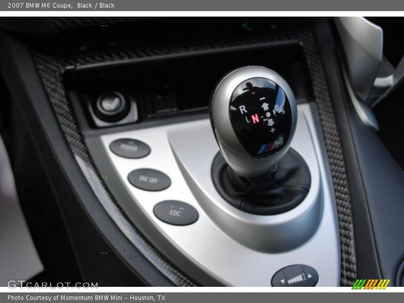 Black / Black 2007 BMW M6 Coupe