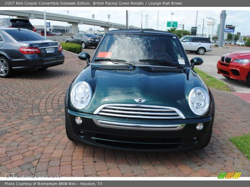 British Racing Green Metallic / Lounge Malt Brown 2007 Mini Cooper Convertible Sidewalk Edition