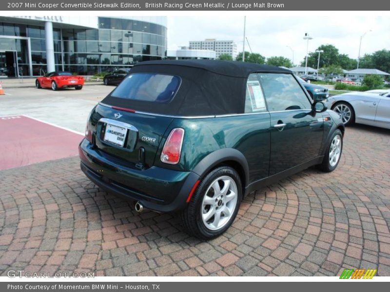 British Racing Green Metallic / Lounge Malt Brown 2007 Mini Cooper Convertible Sidewalk Edition