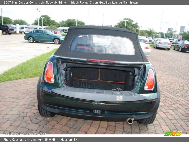 British Racing Green Metallic / Lounge Malt Brown 2007 Mini Cooper Convertible Sidewalk Edition